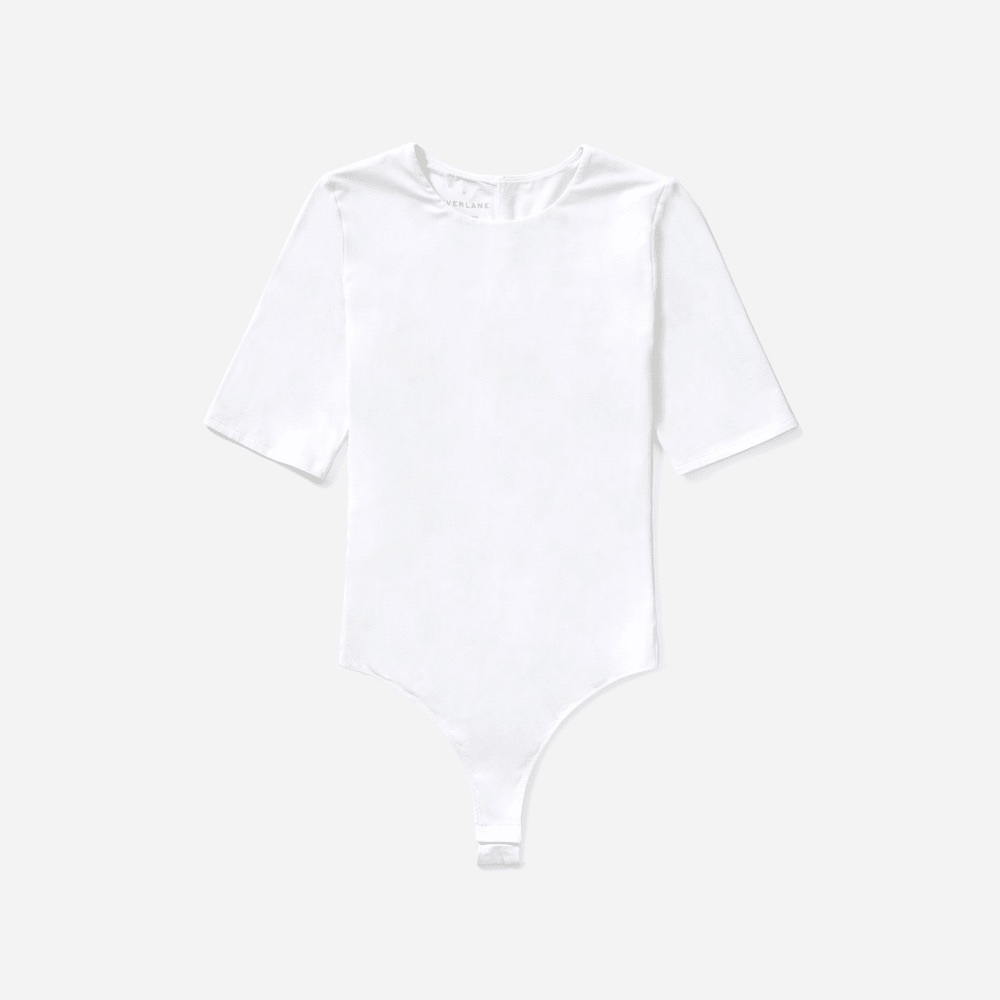 Everlane SHORT-SLEEVE CREW NECK BODYSUIT